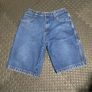 Men's Blue Denim Cargo Shorts